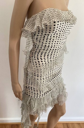 MINIVESTIDO ACANALADO PASARELA 2003 VINTAGE EMANUEL UNGARO TALLA 38 - Imagen 7 de 7