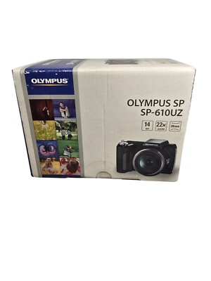 Olympus SP-610Uz 14MP HD 3D Digital Camera w/22x Zoom (Black) 