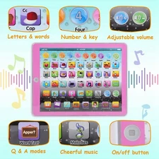 Kids Baby Toddler Tablet Educational Learning Study Tablet Pad Girl Boy Toy Gift