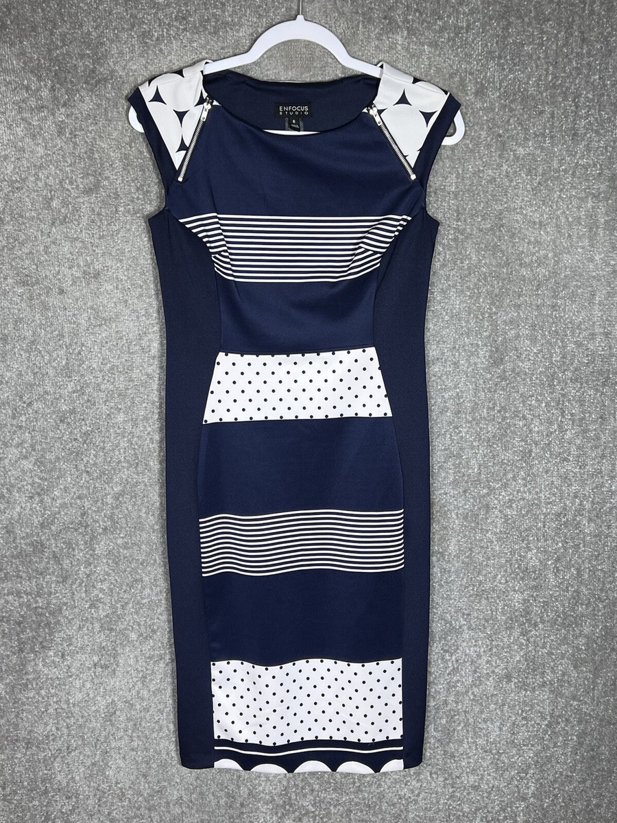 enfocus studio blue dress Navy A-Line V Neck Sweater Dress & Reviews - Navy - Dresses