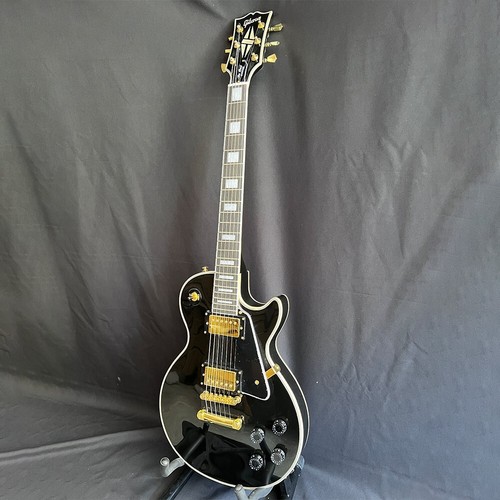Electric Guitar Replica Binding Archtop Factory-direct Custom Black FREE SHIP - Picture 7 of 22