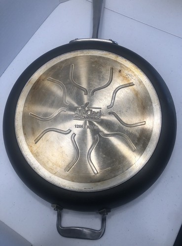 Sartén antiadherente triple NS1 de 12 pulgadas HA1 rendimiento profesional con tapa - Imagen 7 de 18