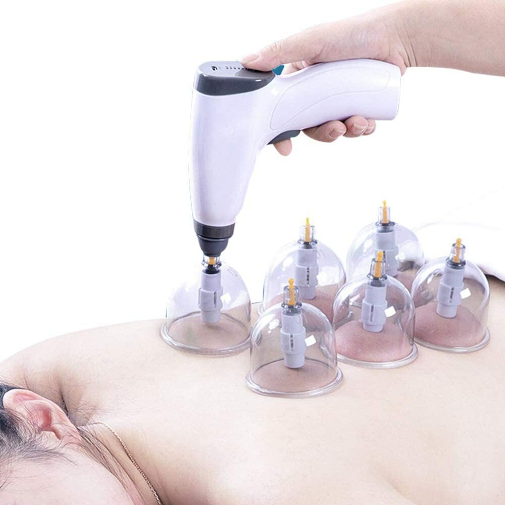 Ventouses sous vide électriques à aspiration réglable avec 24 pots ergonomiques