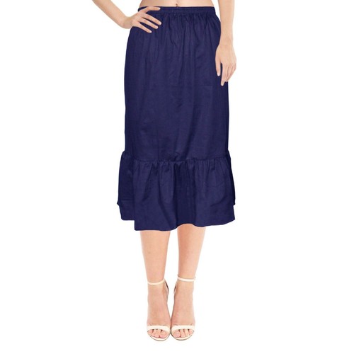 Half Slip Cotton Half Petticoat Underskirt Lingerie Skirt for Women Dresses - Picture 3 of 36