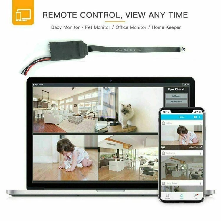 4K HD 1080p wireless WiFi Mini Screw Camera small DVR video voice recorder Cam - Bild 3 von 4