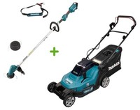 Makita Set DLM432Z 2X18V Akku-RasenmäHer Mit DUR192LZX1 Akku-Rasentrimmer 18V