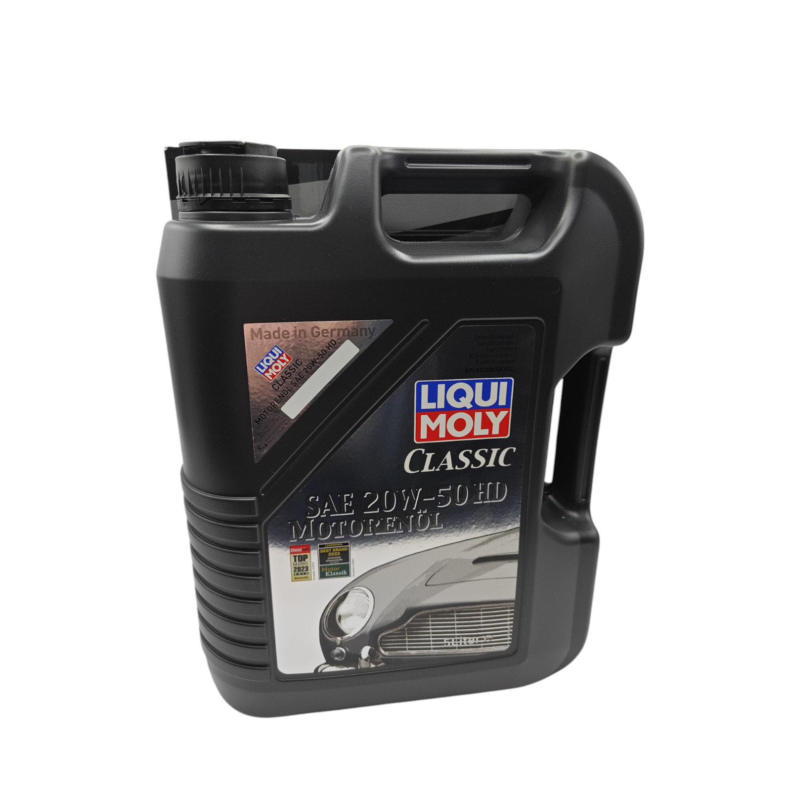 LIQUI MOLY CLASSIC MOTOR OIL - MINERAL 20W50 5L (VINTAGE + BIKES) -PREMIUM-