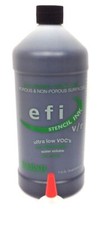MARSH - 70903 EFI Stencil Ink, 1 qt Bottle, Black