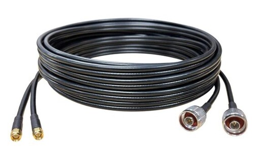 Shotgun MIMO Antenna Extension Cable N Male SMA male 195 Siamese Twin cable - 第 1/4 張圖片