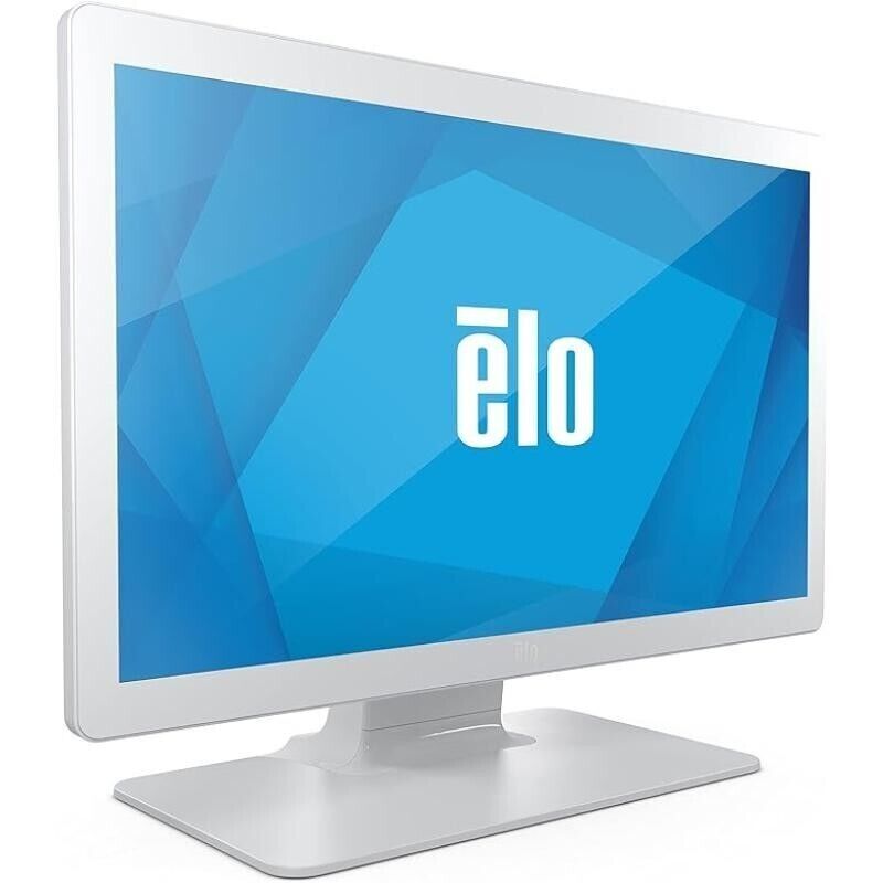 Elo 2403LM 24-Zoll-Monitor – FHD, Touchscreen, 10 Tasten, Medizinisch Zertifiziert (DICOM), Weiß