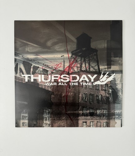 Thursday War All The Time Gray vinyl 2 LP Thrice Glassjaw AFI Finch NOFX Bayside - Picture 10 of 12