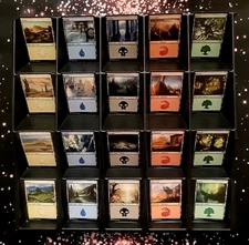 GirlGames - MTG ORI COLLECTOR SET - LP MAGIC ORIGINS ONE OF EACH BASIC LAND