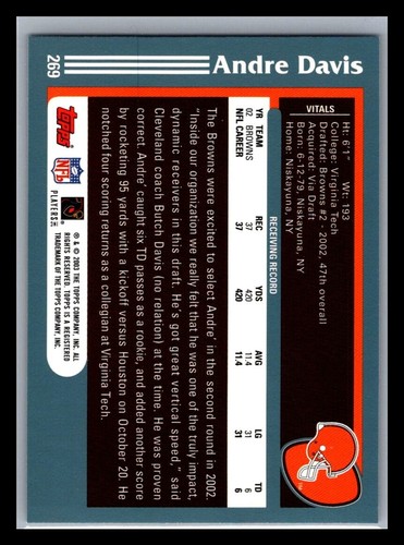 2003 Topps Football # 201 - 385 - Pick Your Card! - Picture 136 of 370