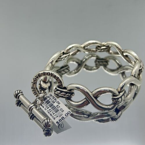 Pulsera Brighton Interlok Infinity Tono Plata JF0136 Nueva $88 - Imagen 2 de 5