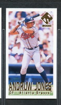 2000 Pacific Private Stock PS-2000 Action Minis - #3 - Andruw Jones - Braves