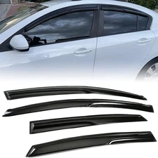 For Mazda 3 Sedan 2010-2013 JDM Mugen Style Window Visor Rain Guards Deflector