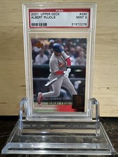 2001 Upper Deck #295 Albert Pujols PSA 9 Mint Rookie Card St. Louis Cardinals