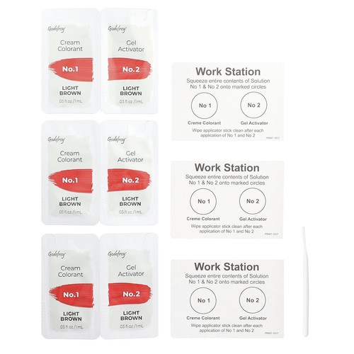Instant Eyebrow Tint™, Light Brown, 3 Application Kit - Picture 3 of 3