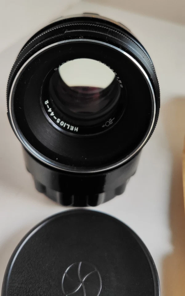 Vintage Helios-44-2 58mm f/2 lens, Jupiter factory, 1980, with macro rings - Image 2 of 4