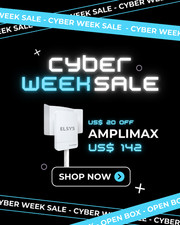 ELSYS AMPLIMAX 4G LTE Modem with SIM Card Slot and Built in High-Gain Antenna