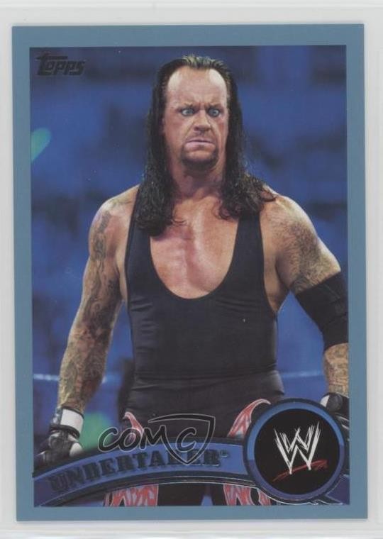 2011 Topps WWE Blue 1587/2011 Undertaker #73 0b3o