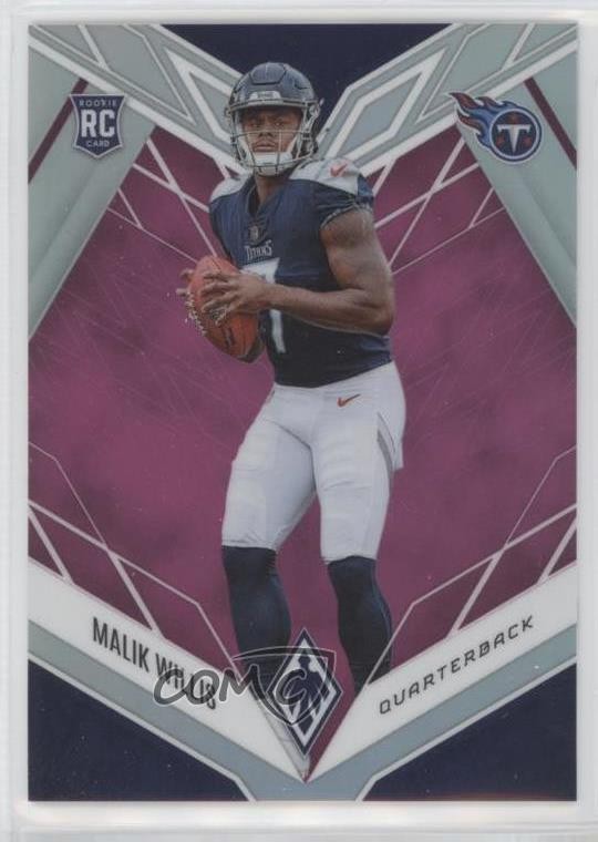 2022 Panini Phoenix Rookies Pink 191/199 Malik Willis #103 ja9