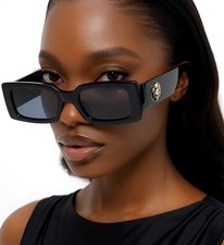 Luxury Fashion Women Sunglasses Multi Color Square Tiny Ladies Shades Female New