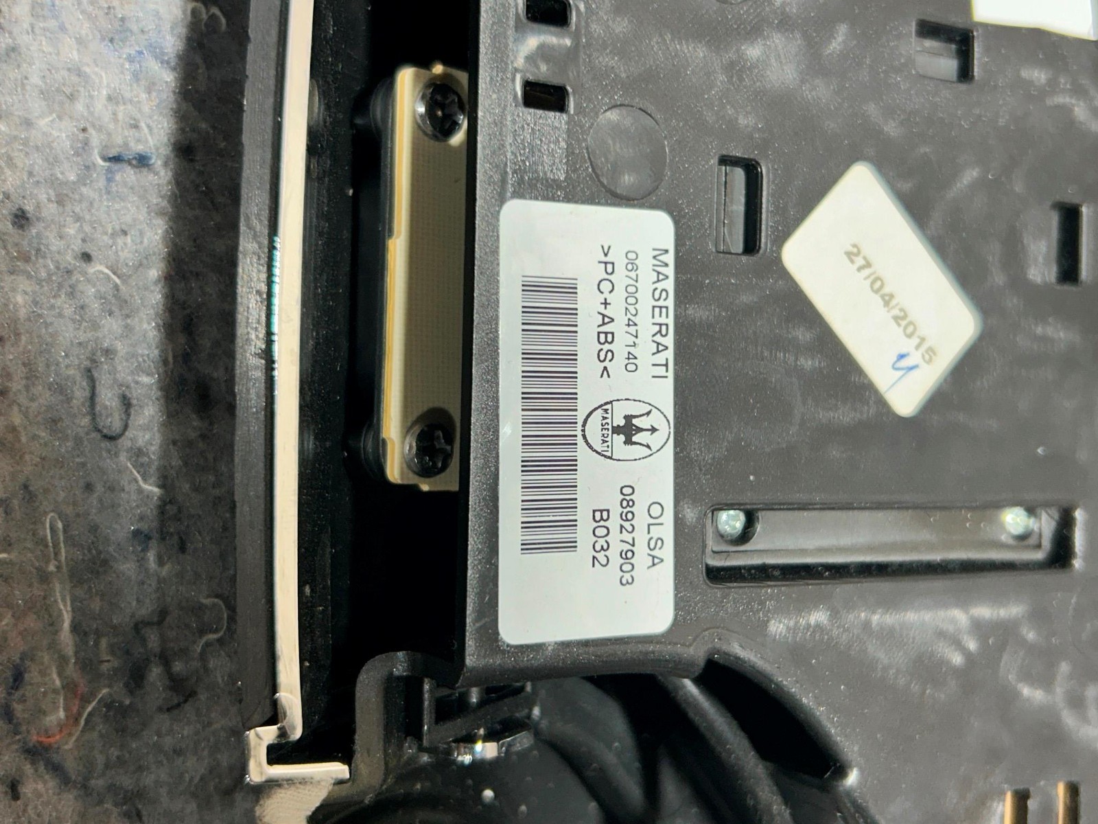 14-17 MASERATI GHIBLI FRONT OVERHEAD DOME LIGHT LAMP SWITCH CONTROL MODULE OEM