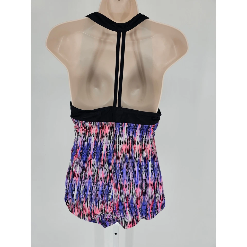 Traje de baño Catalina para mujer talla L de una pieza corte atlético púrpura rosa Foto 3 de 4