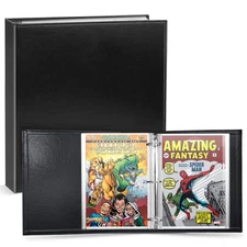 Comic Book Storage Album, Comic Book Binder - for Current, Silver Age, Regula...