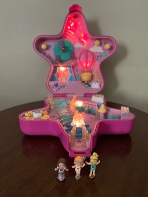 Vintage Polly Pocket FAIRY LIGHT WONDERLAND Compact Bluebird WORKS 1993 100%