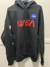 NASA Graphic Hoodie - Black - Size XL - Stylish  Comfortable - Space-Themed