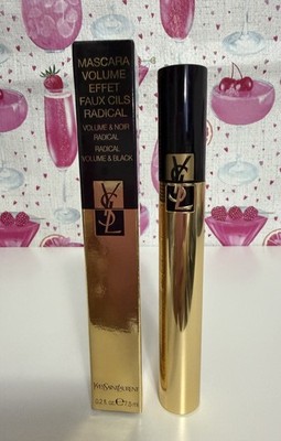 YSL Mascara Volume Effect Faux Cils Radical Black Over Black .2 Oz New In Box!
