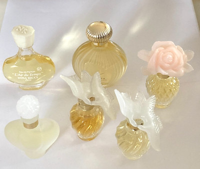 6 x NINA RICCI L`AIR DU TEMP, CAPRICCI, FAROUCHE, 80 er, Vintage  Sammlerflakon,
