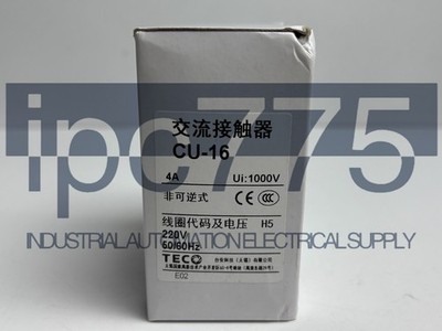 1PCS Brand New TECO CU-16 220VAC Contactor