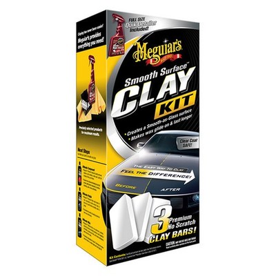 Meguiars Smooth Surface Clay Kit, 3 Pieces