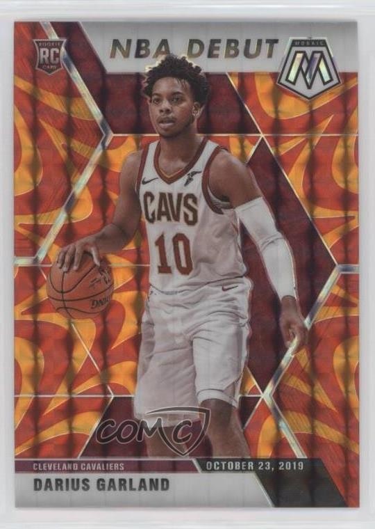 2019-20 Panini Mosaic NBA Debut Reactive Orange Prizm Darius Garland #262 0o6v