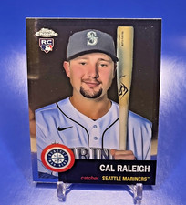 Cal Raleigh 2022 Topps Chrome #237 Platinum Anniversary Rookie RC Mariners 