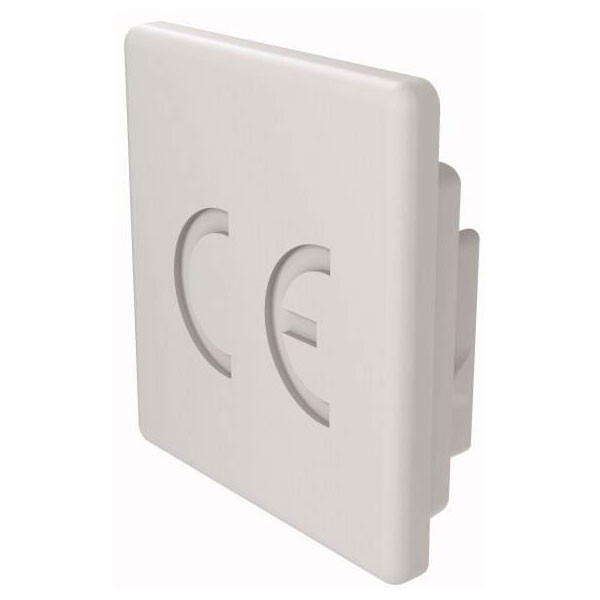 Eaton end cap 10 pcs light grey