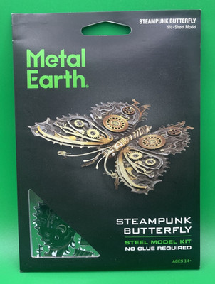 Fascinations Metal Earth STEAMPUNK BUTTERFLY 3D Laser Cut DIY Model Kit ME1021