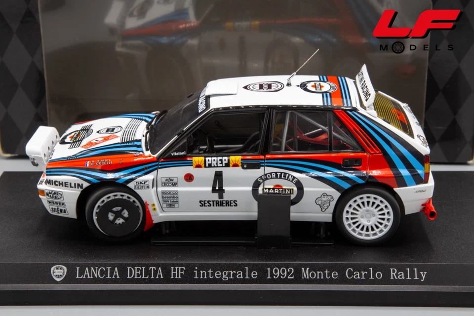 1:18 Lancia Delta HF Integrale 1992 Montecarlo Rally - Kyosho - Immagine 2 di 4
