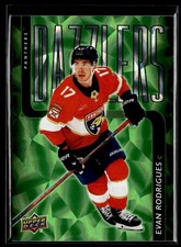 2025-26 Upper Deck Series 2 Hockey Dazzlers Green #DZ-88 Evan Rodrigues
