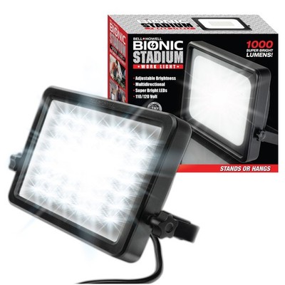 Bionic Stadium Work Light Adjustable 1000 Lumens Portable Light for Shop Garage