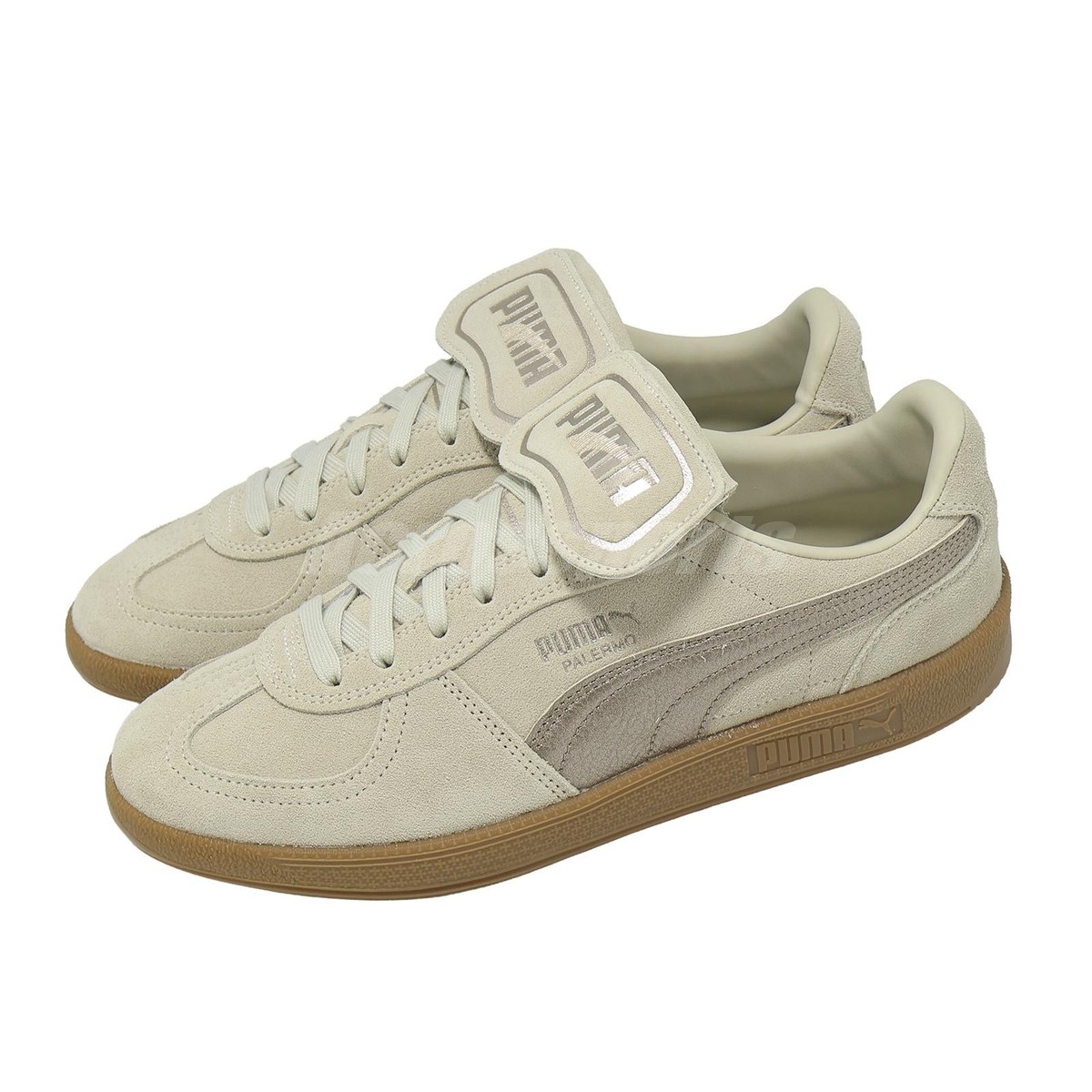 Puma Palermo Premium Metallic Desert Dust Gum Men Unisex Casual