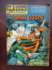 CLASSICS ILLUSTRATED #32 Lorna Doone by R.D. Blackmore (HRN 64) FINE