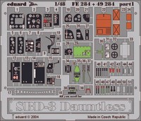 Eduard Accessories Fe284 - 1:48 Sbd-3 Dauntless - ÄTzsatz - Neu