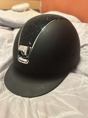 Samshield Crystal Fabrics Black M Riding Helmet