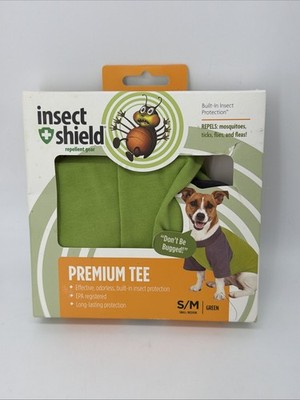 Insect Shield Insect Repellant Premium T-Shirt for Protecting Dogs S/M