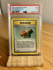 Pokemon Flute PSA-5 1st Edition shadowless Base Set Pokémon English TCG