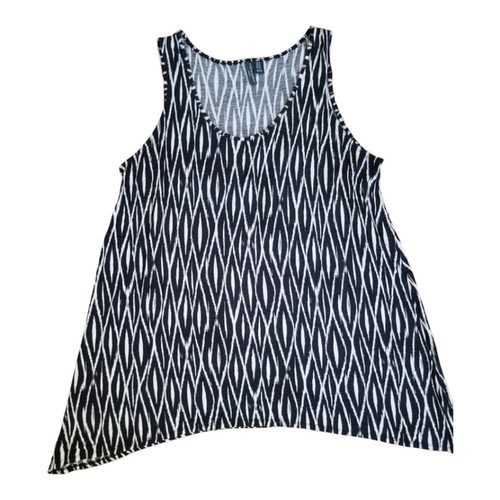 Cynthia Rowley Tanktop Rautenmuster U-Ausschnitt
